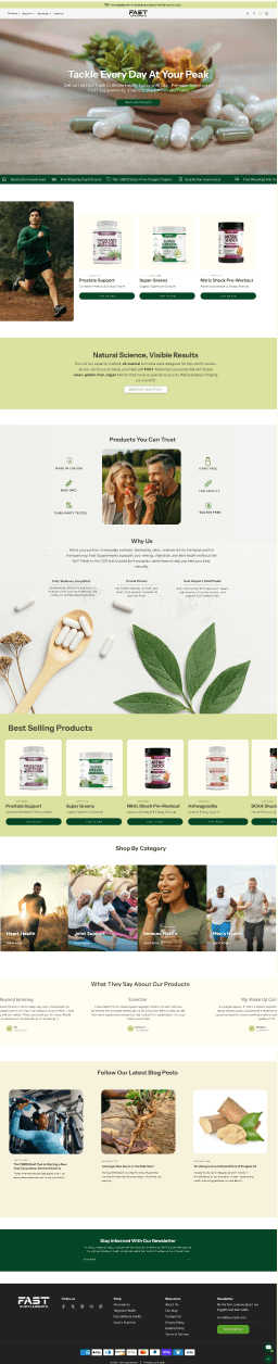 Homepage screenshot