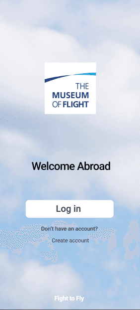 Museum of Flight app screen