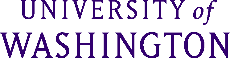 UW wordmark stacked purple